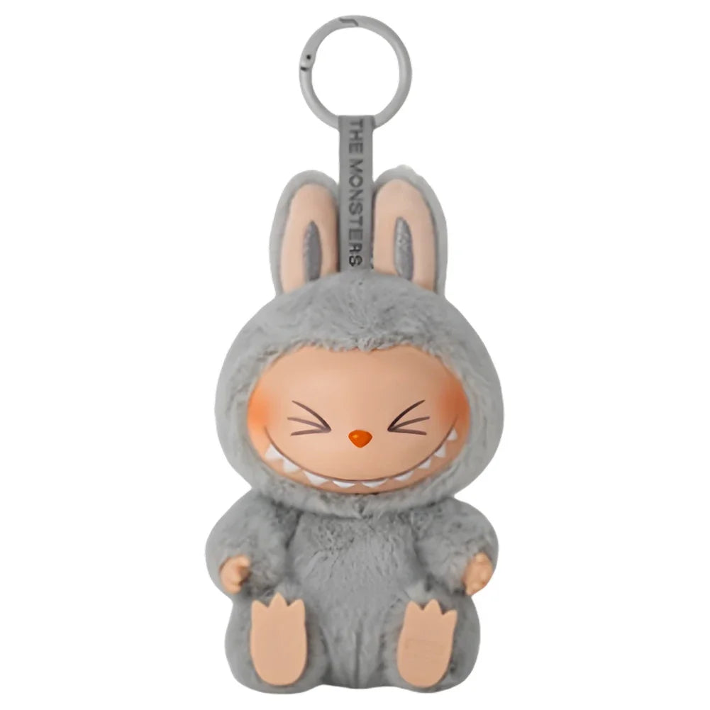 Mini Labubu Keychain-Soft & Fluffy