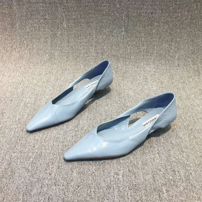 Elegant Soft Touch Pointed Flats – Summer Comfort Shoes for Women