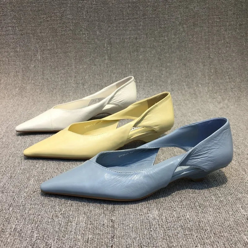 Elegant Soft Touch Pointed Flats – Summer Comfort Shoes for Women