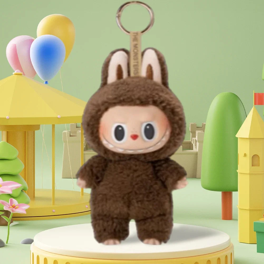 Mini Labubu Keychain-Soft & Fluffy