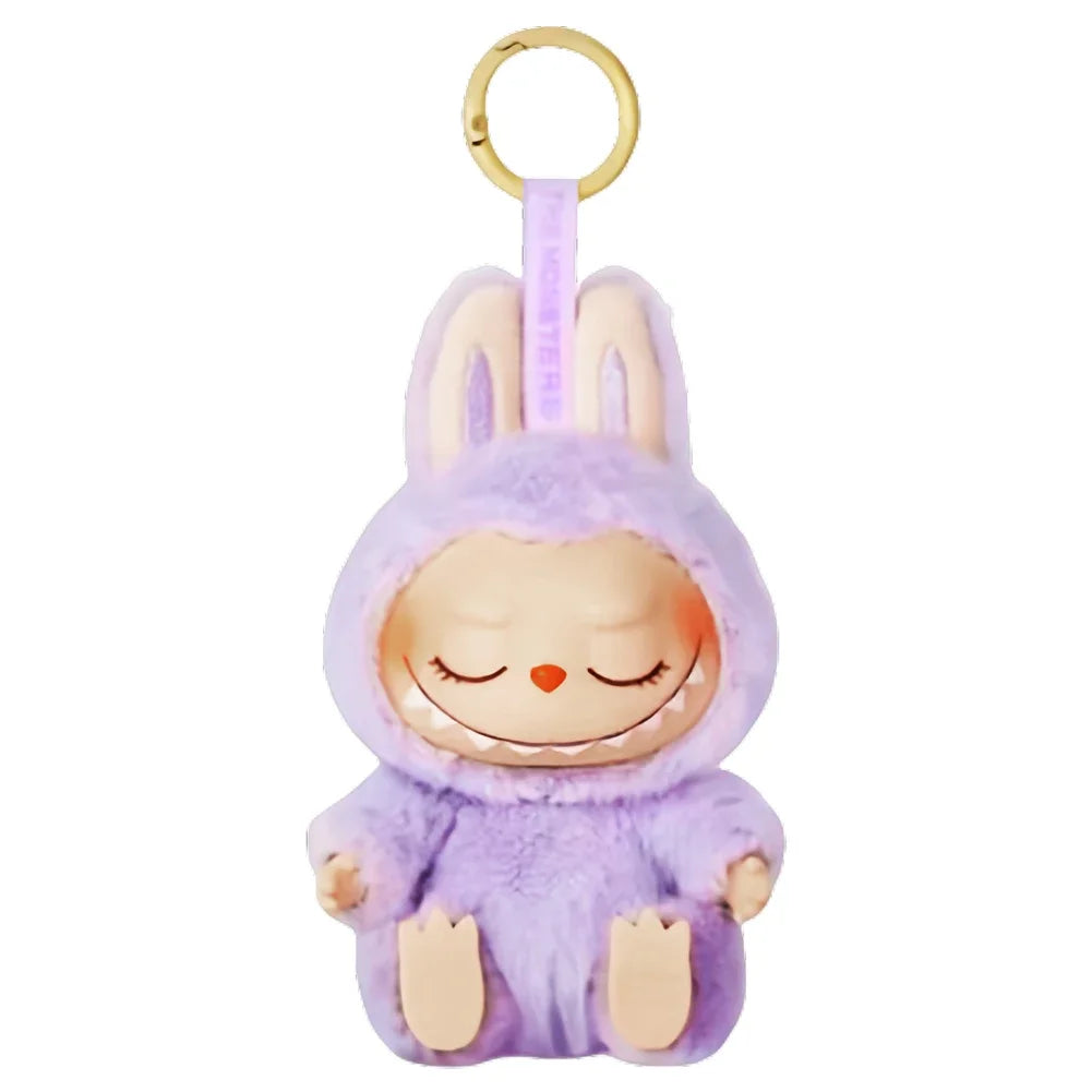 Mini Labubu Keychain-Soft & Fluffy