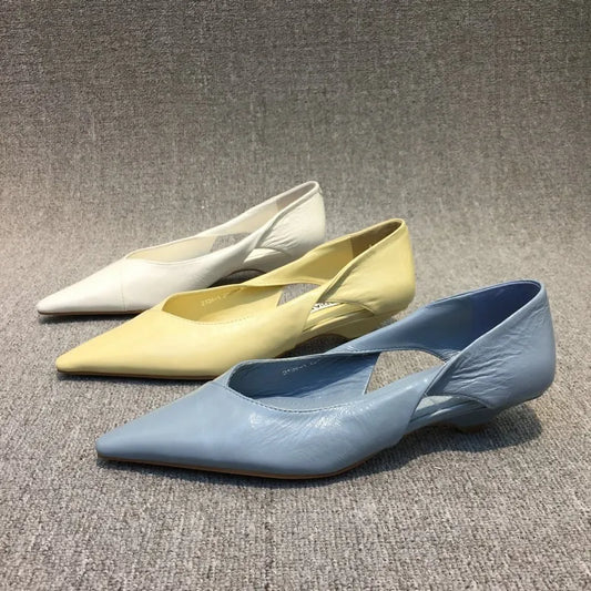 Elegant Soft Touch Pointed Flats – Summer Comfort Shoes for Women